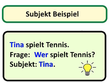 Beispiel für ein Subjekt