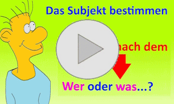 Mit dem Video lernst du, was ein Subjekt ist.
