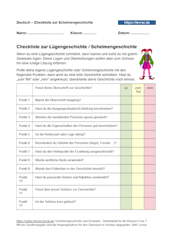 Schelmengeschichten von Till Eulenspiegel.