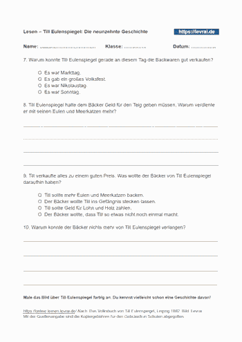 19. Schelmengeschichte als Suchsel.