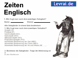 Englisch Zeiten Übungen.
