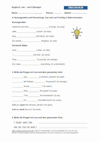 Arbeitsblatt und Übungsblatt 2 für have got