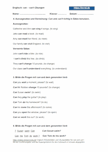 Lösungen zum Arbeitsblatt und Übungsblatt 2 für have got.