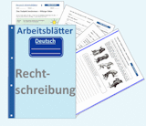Arbeitsblätter für Rechtschreibung.
