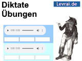 Arbeitsblätter für Diktate.