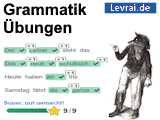 Arbeitsblätter für Deutsch - Grammatik.